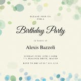 Filtered Bubbles - Invitación de Cumpleaños